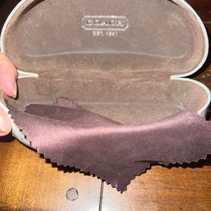 Coach eyeglasses case